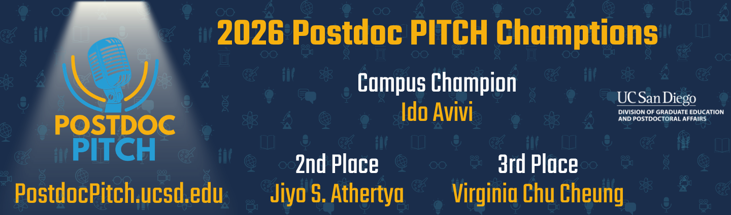 Postdoc Pitch 2026 Champions