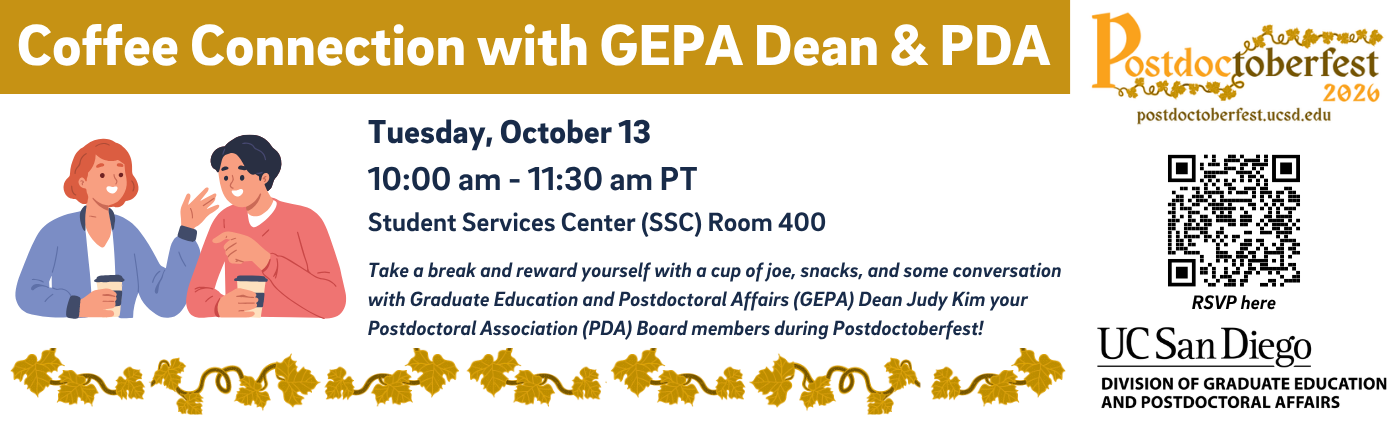 Coffee Connection with GEPA Dean and PDA October 13